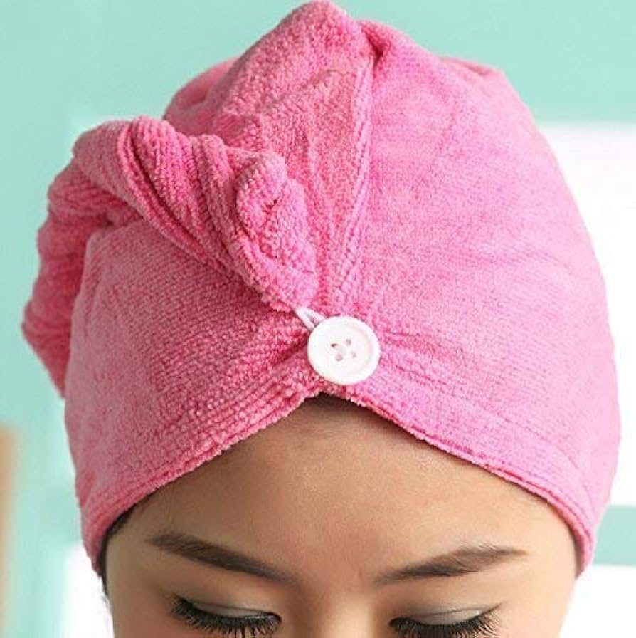 Cotton Hair-Drying Head Towel