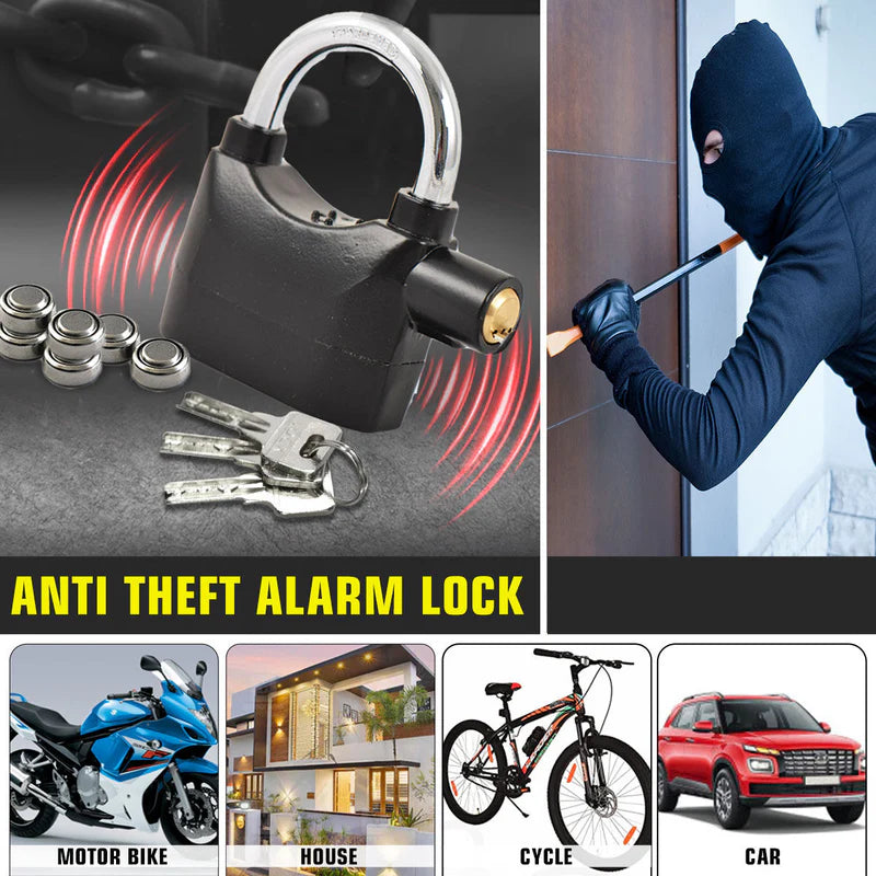Alarm Lock Padlock Anti-Theft Security Safety Lock